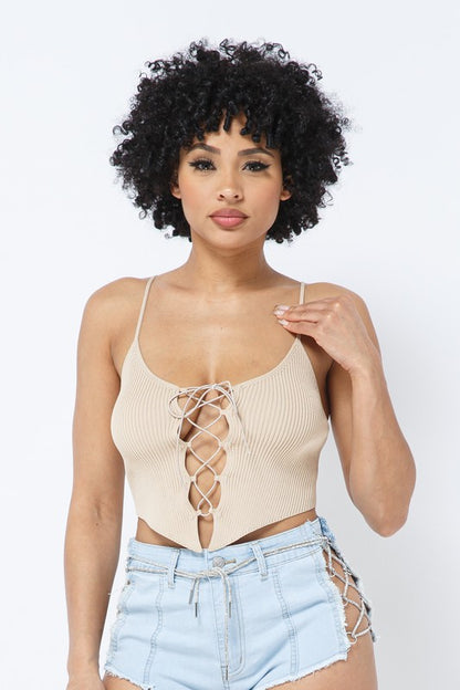 Happy Together Nude Crop Top