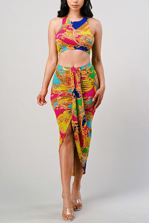 Ready For Vacation  Skirt Set
