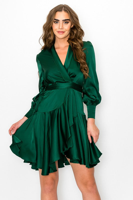 Love Story Mini Dress (Green)