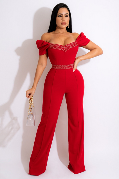 All Exclusive Red Jumpsuit
