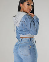 2 of a Kind Denim Jacket - Palazzo Couture Online