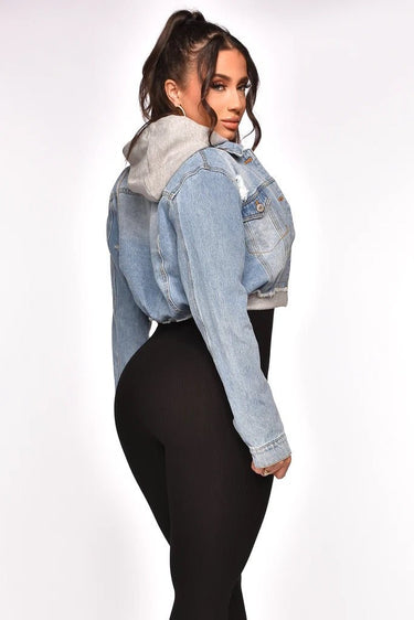 2 of a Kind Denim Jacket - Palazzo Couture Online