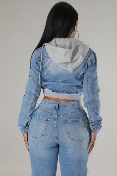 2 of a Kind Denim Jacket - Palazzo Couture Online