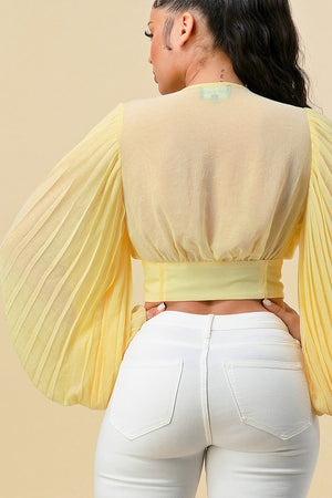 All of Me Yellow Blouse