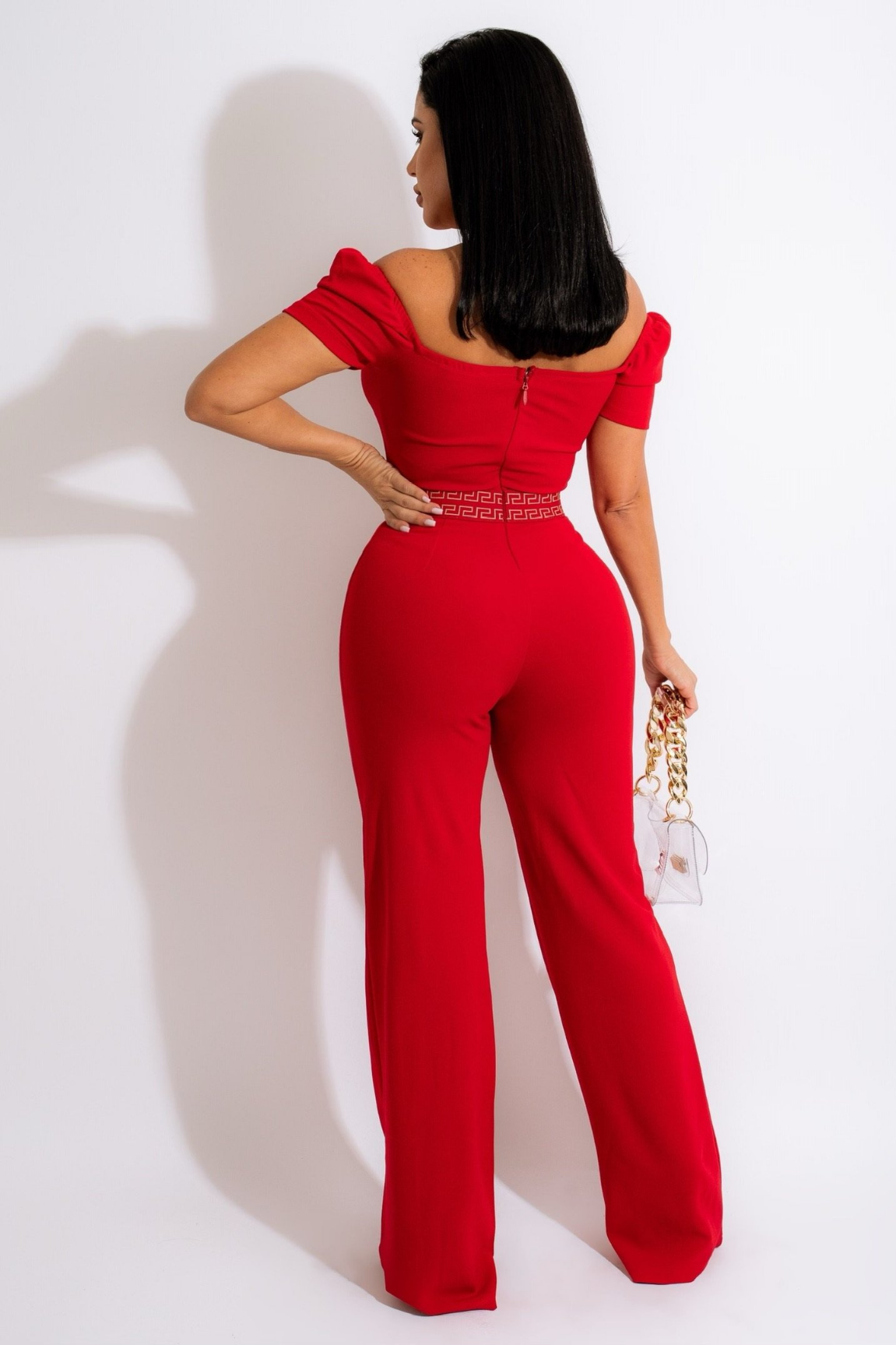 All Exclusive Red Jumpsuit