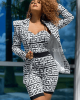 3 PCs My Kind of Girl Romper And Blazer Set - Palazzo Couture Online