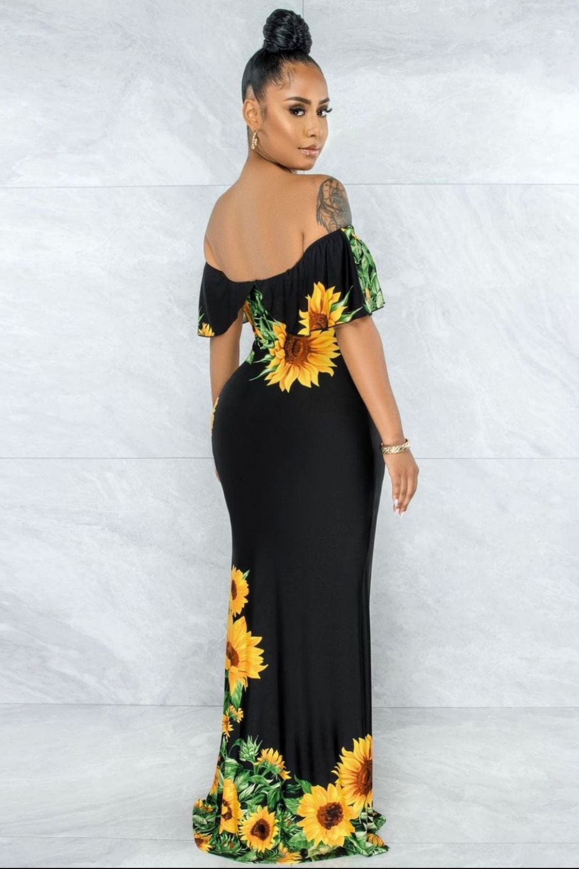 Sunflower Maxi Dress