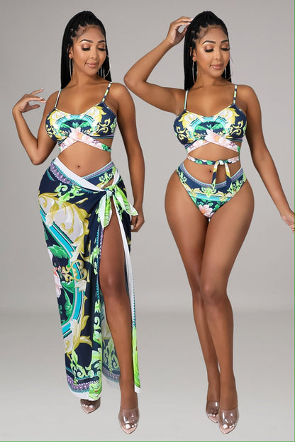 3pc Oasis Bound Swimsuit Set