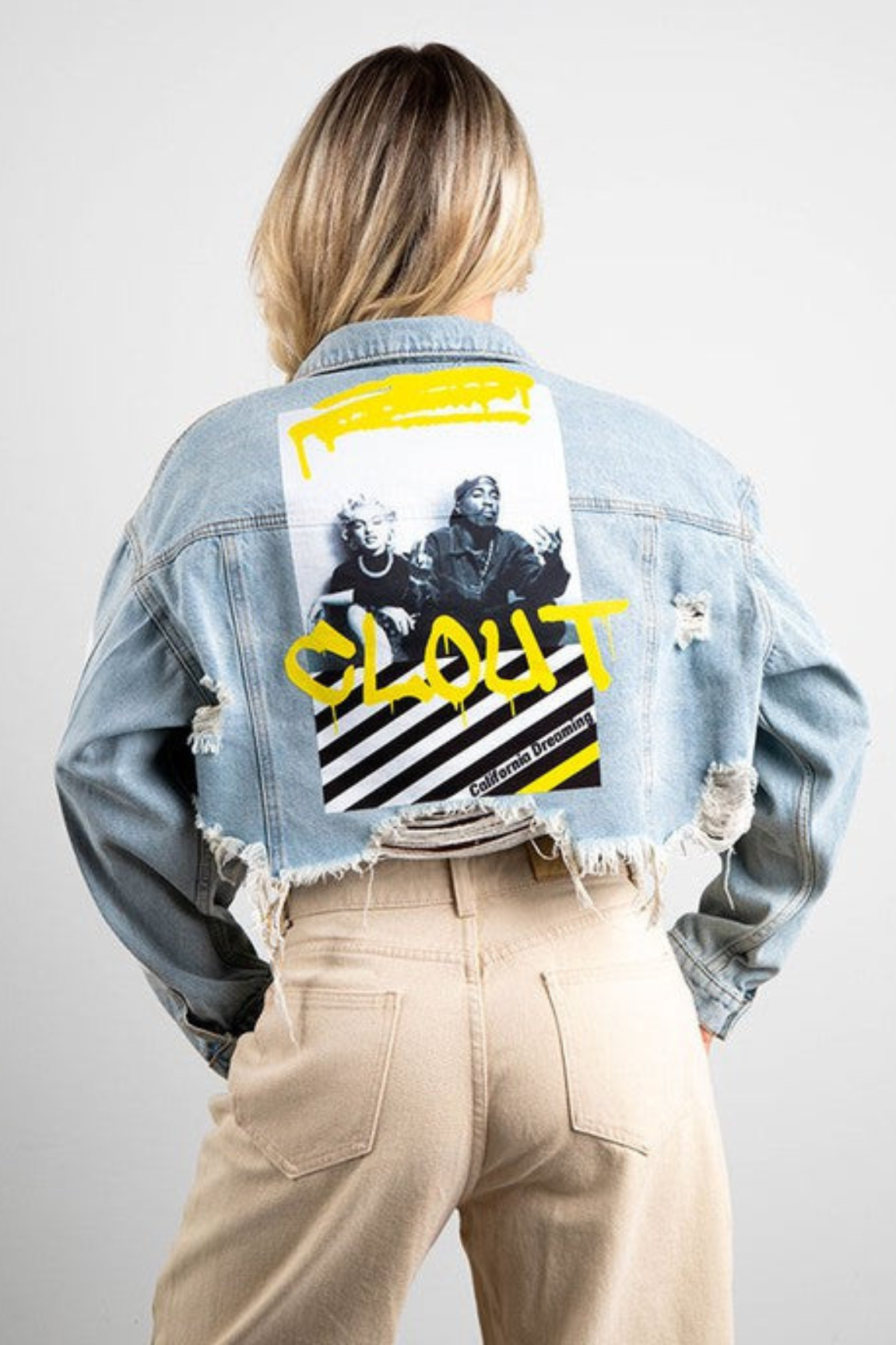 Clout Crop Jacket (Denim)