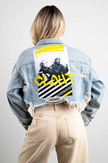 Clout Crop Jacket (Denim)