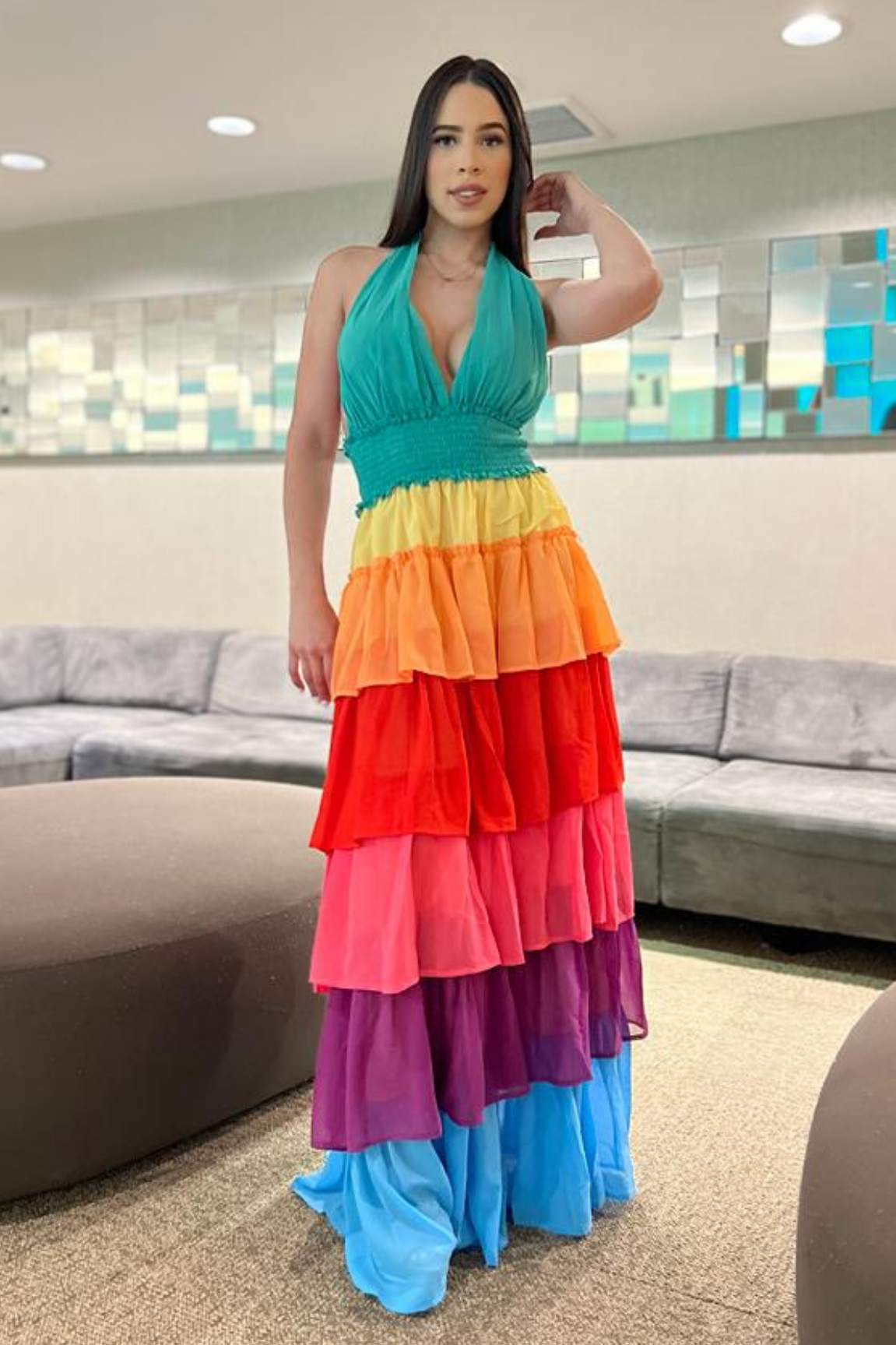 Colorful Mind Maxi Dress