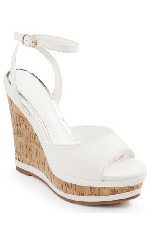 High Class Lifestyle Wedges (white)