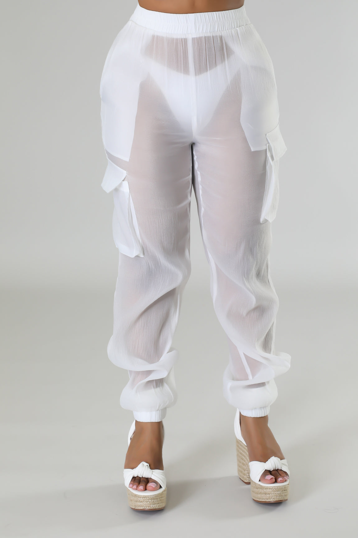 Poolside Days Pants White