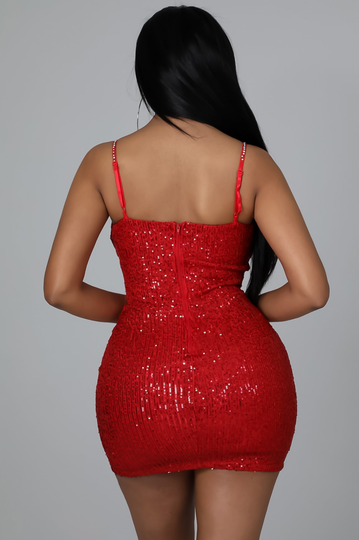 The Glow Up Dress Red