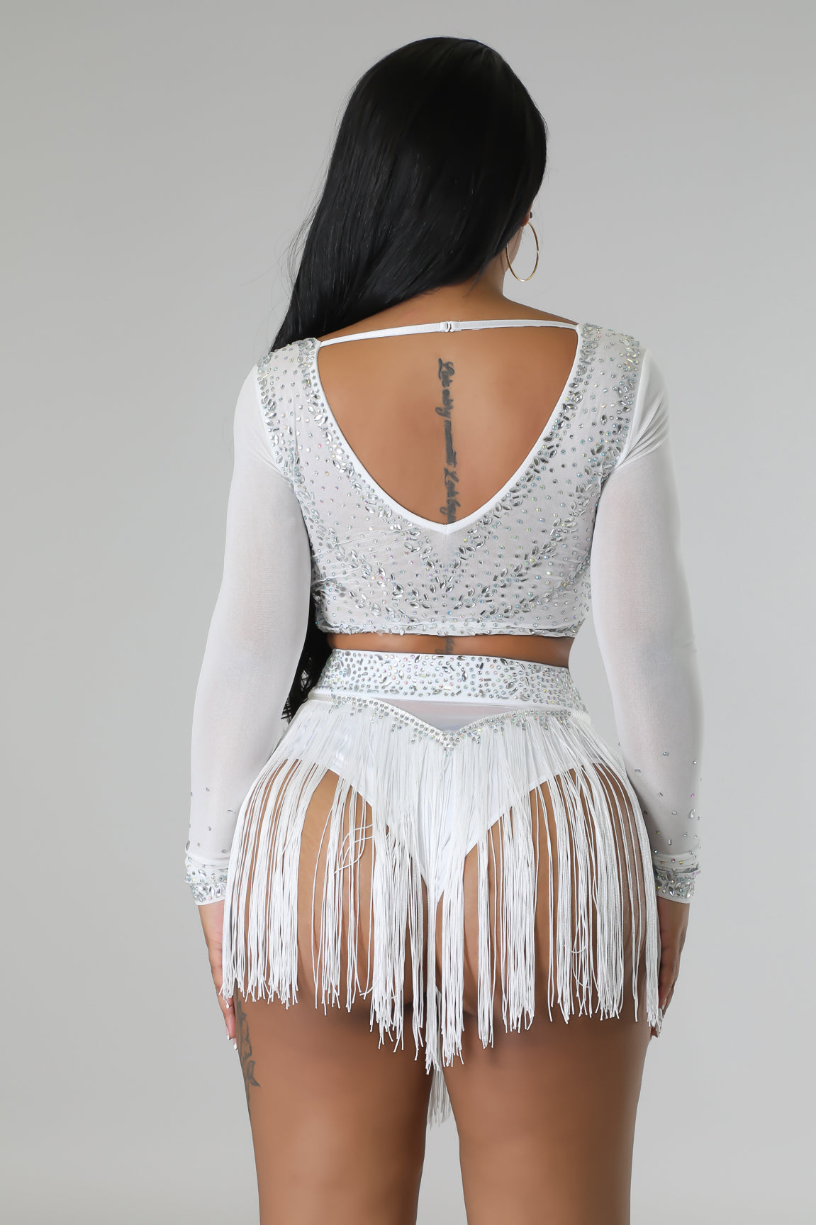 Seraphim Skirt Set White