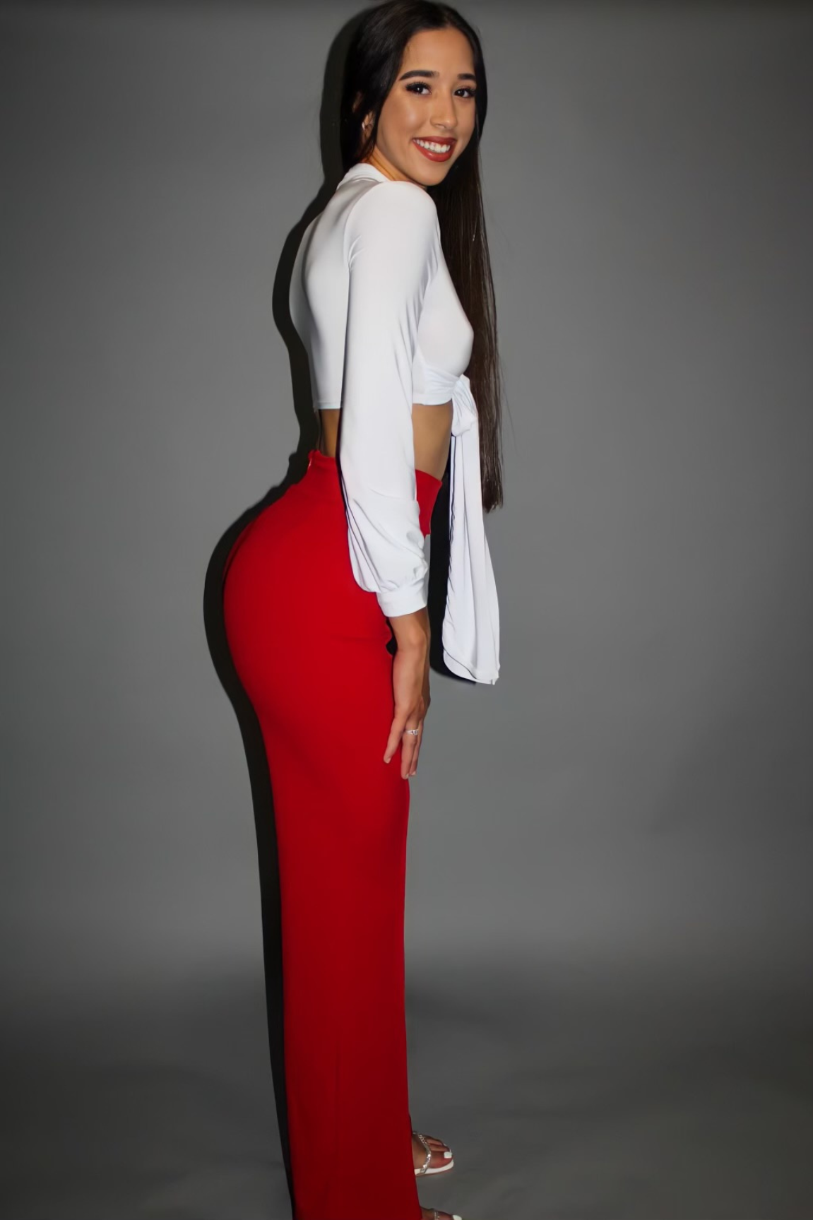 Return to Me Wide Pants (Red)