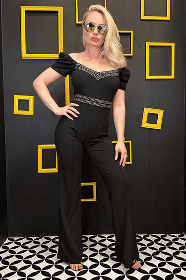 All Exclusive Jumpsuit Black - Palazzo Couture Online