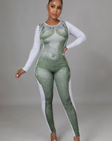 Body Babe Olive Jumpsuit - Palazzo Couture Online