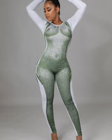 Body Babe Olive Jumpsuit - Palazzo Couture Online