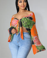 Charity Babe Top - Palazzo Couture Online