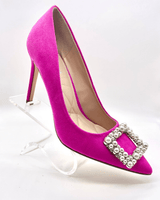 Colorful and Classy Stiletto Heels (Hot Pink) - Palazzo Couture Online
