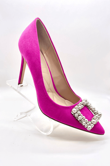 Colorful and Classy Stiletto Heels (Hot Pink) - Palazzo Couture Online