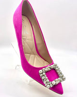 Colorful and Classy Stiletto Heels (Hot Pink) - Palazzo Couture Online