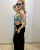 Comodo silky Palazzo Pants (Black) - Palazzo Couture Online