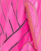 Cut Em' Off Fuchsia Jacket - Palazzo Couture Online