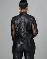 Cut Em' Off Jacket (Black) - Palazzo Couture Online