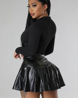 Dalia Skirt (Black) - Palazzo Couture Online