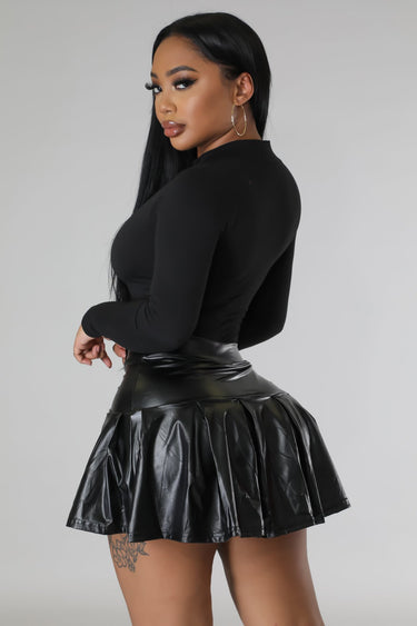 Dalia Skirt (Black) - Palazzo Couture Online