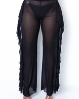 Eternal Flame Pants (Black) - Palazzo Couture Online