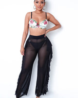 Eternal Flame Pants (Black) - Palazzo Couture Online