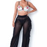 Eternal Flame Pants (Black) - Palazzo Couture Online