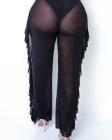 Eternal Flame Pants (Black) - Palazzo Couture Online