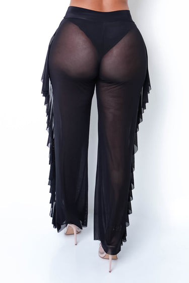 Eternal Flame Pants (Black) - Palazzo Couture Online