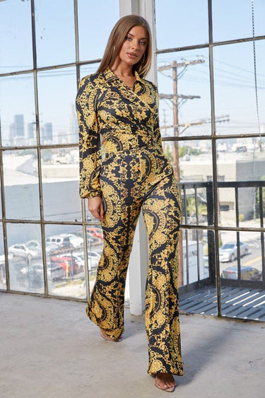 Fashion Print Crop Top - Palazzo Couture Online