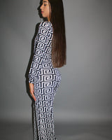 Find a Way Jumpsuit (Black and Ivory) - Palazzo Couture Online