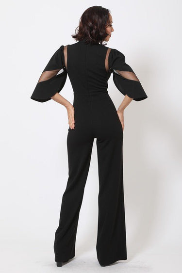 First Date Jumpsuit (black) - Palazzo Couture Online
