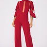 First Date Jumpsuit (Red) - Palazzo Couture Online