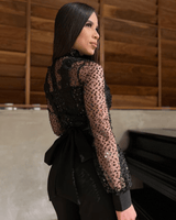 First Impression Black Jumpsuit - Palazzo Couture Online