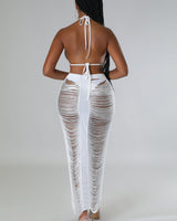 Haven Days Skirt Set White - Palazzo Couture Online