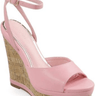 High Class Lifestyle Wedges (Pink) - Palazzo Couture Online