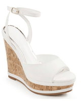 High Class Lifestyle Wedges (white) - Palazzo Couture Online