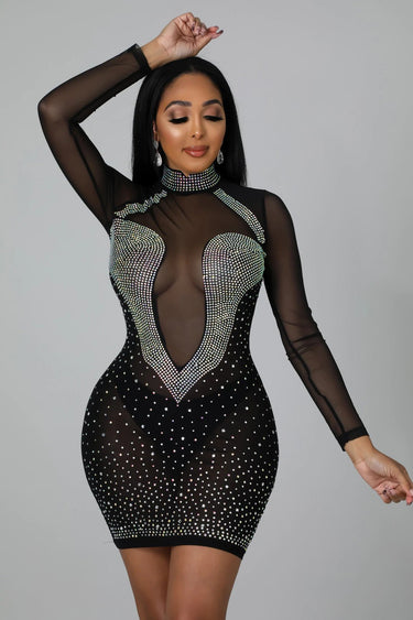 Hottest Nights Black Dress - Palazzo Couture Online