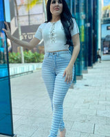 I Don't Wanna Know Jeans - Palazzo Couture Online