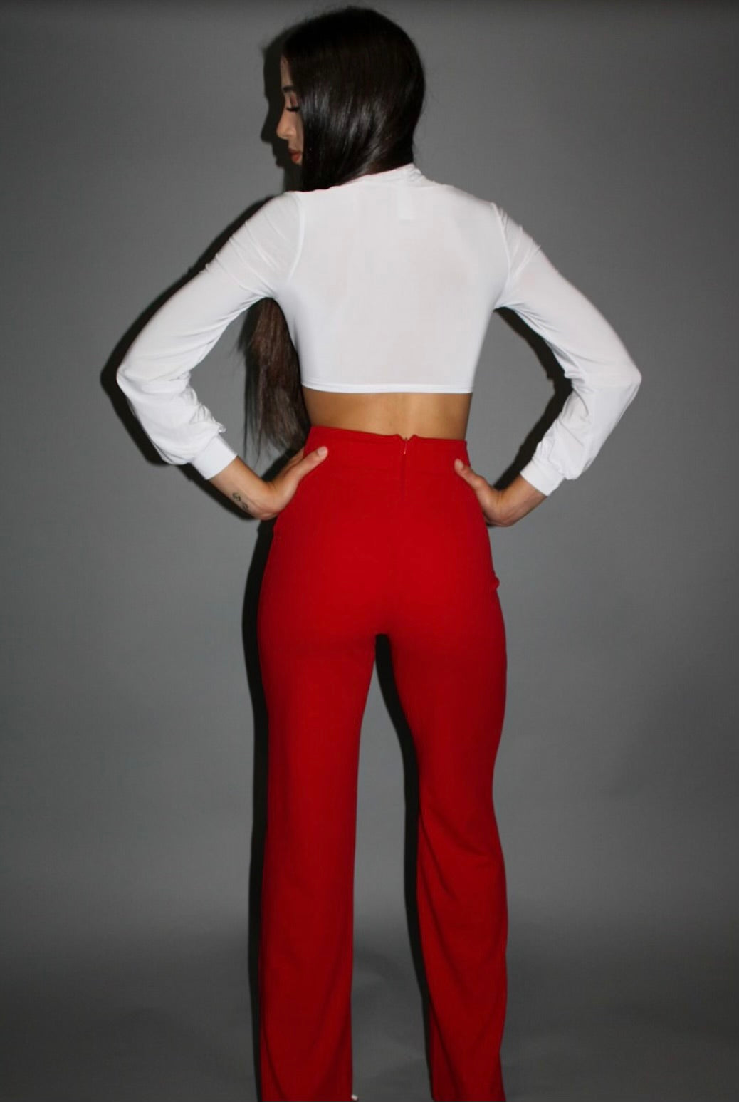 Return to Me Wide Pants (Red)