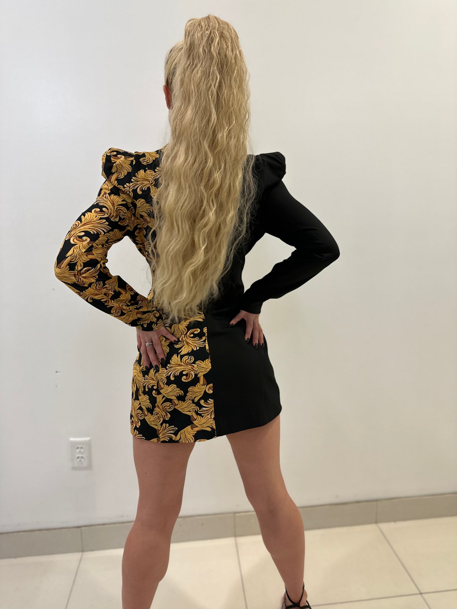 Business Woman Blazer Mini Dress
