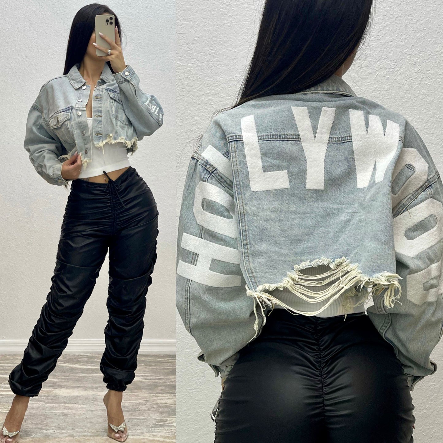 In love of Hollywood Denim Jacket